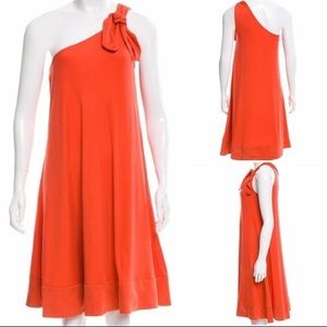 Diane von furstenberg giri one shoulder dress